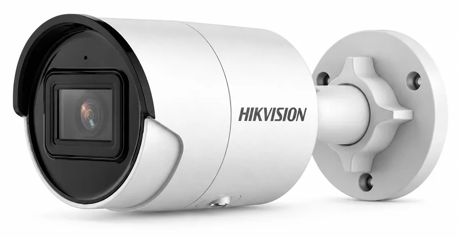 白いバレット型防犯カメラ HIKVISION DS-2CD2046G2-I