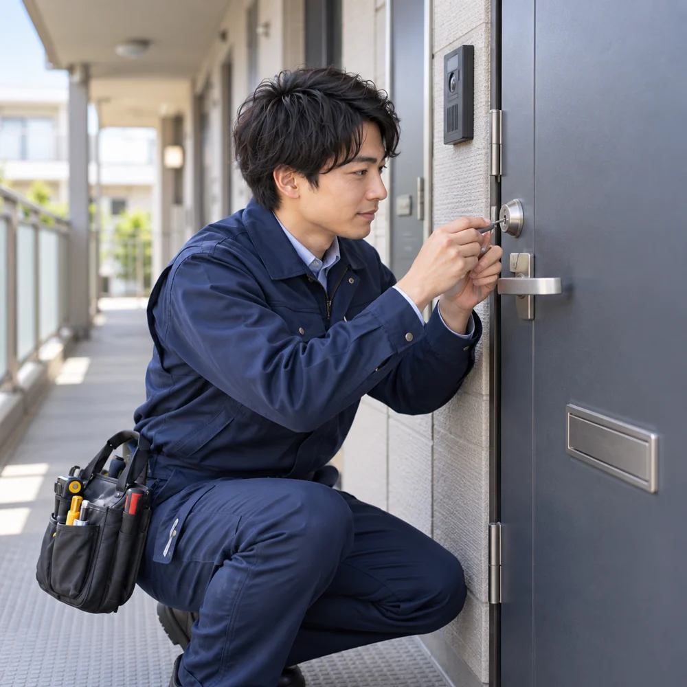 開錠作業のイメージ